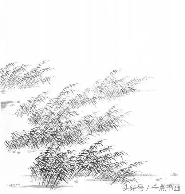 初学者临摹的山水画步骤（图文教程山水画基础技法大会）(50)