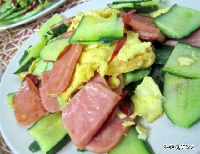 黄瓜炒鸡蛋家常做法好吃又下饭（黄瓜炒鸡蛋的10种做法）(6)