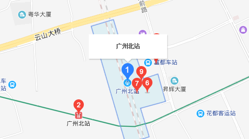 广州火车北站在哪里,广州火车北站在哪个区?图6