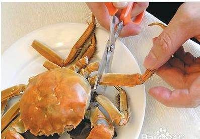 大闸蟹怎么吃,螃蟹怎么吃才正确图2